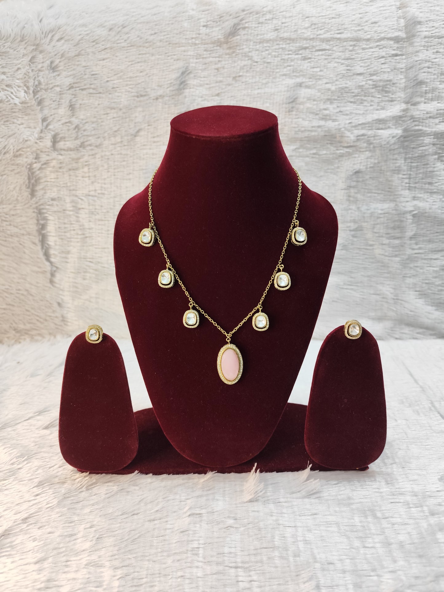 Beautiful Kundan Polki Necklace set