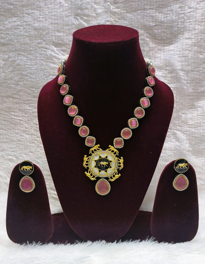 Sabyasachi Inspired Moissanite Necklace Set