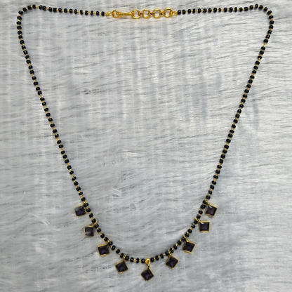 Beautiful Single line Black Beads chain