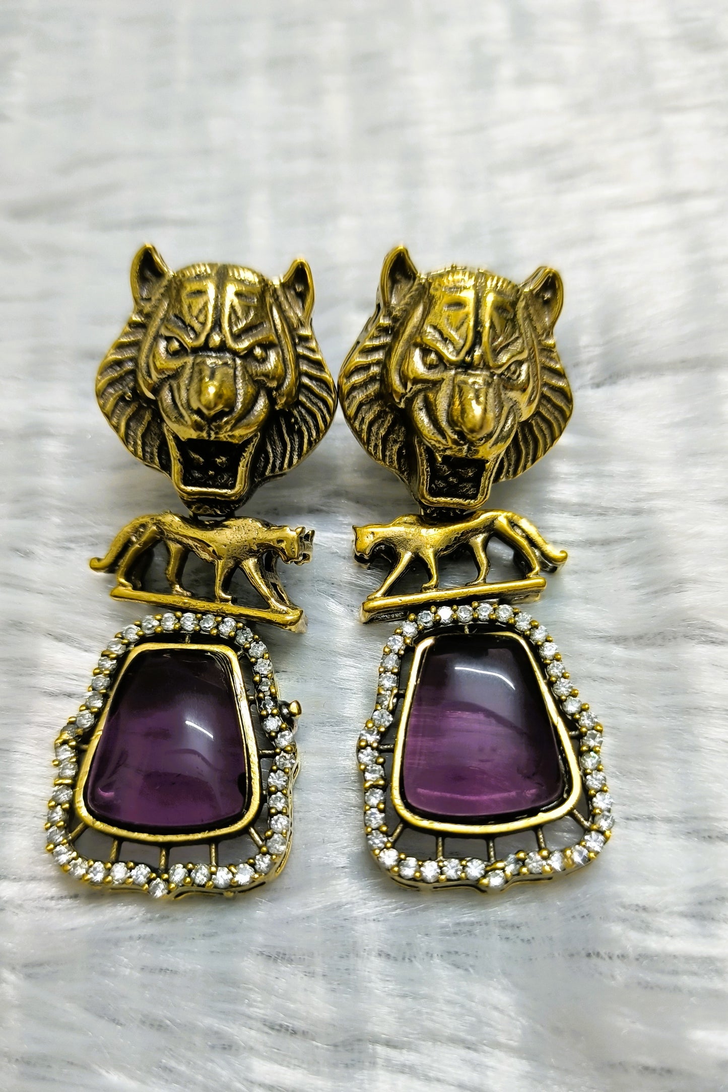 Sabyasachi Inspired Jaguar Earrings