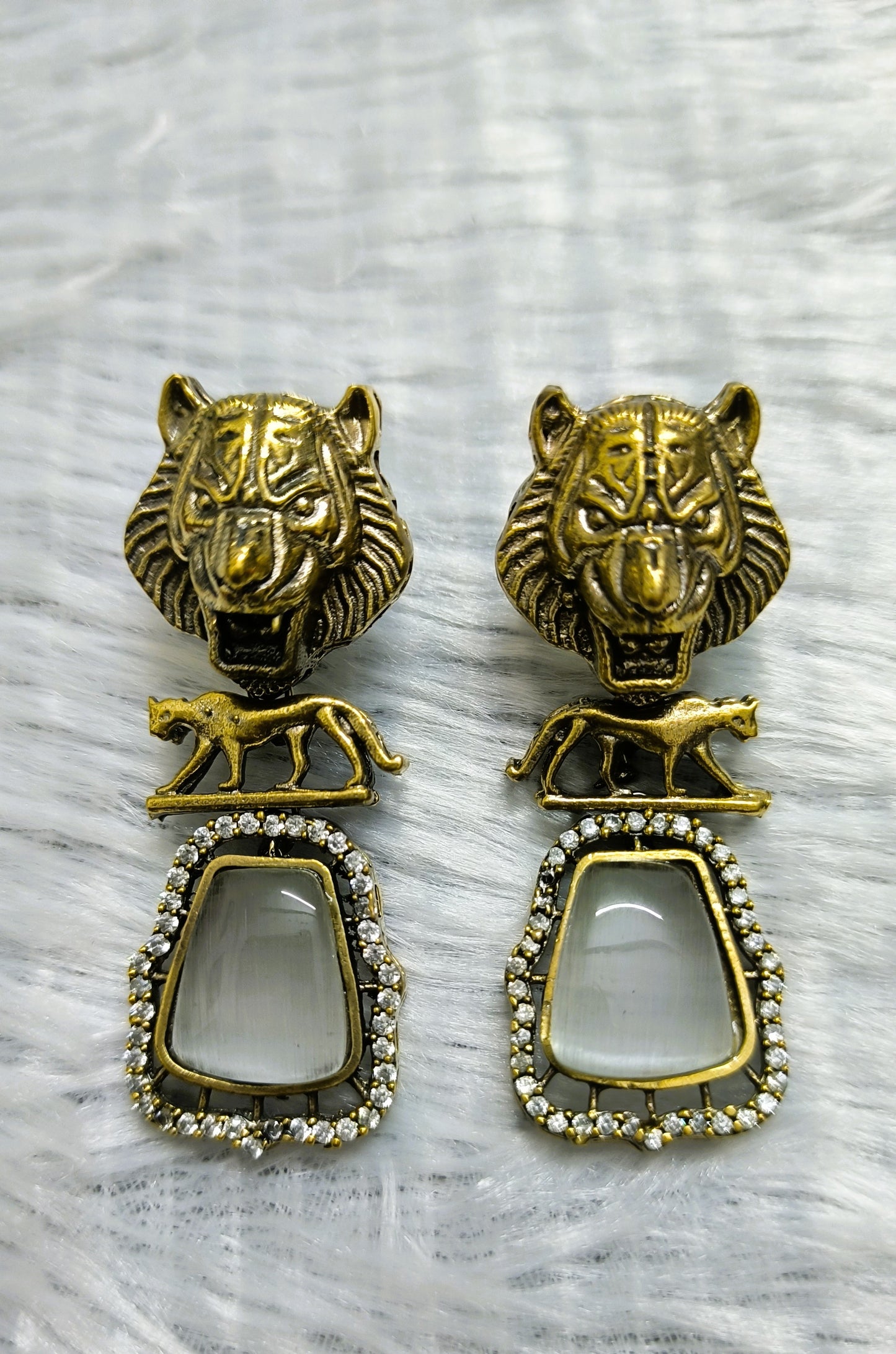 Sabyasachi Inspired Jaguar Earrings