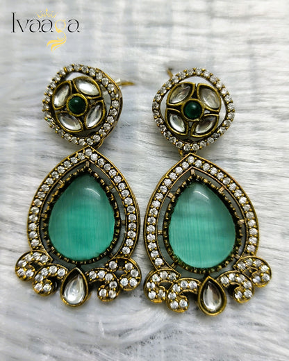 Beautiful AD Kundan Earrings