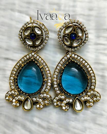 Beautiful AD Kundan Earrings