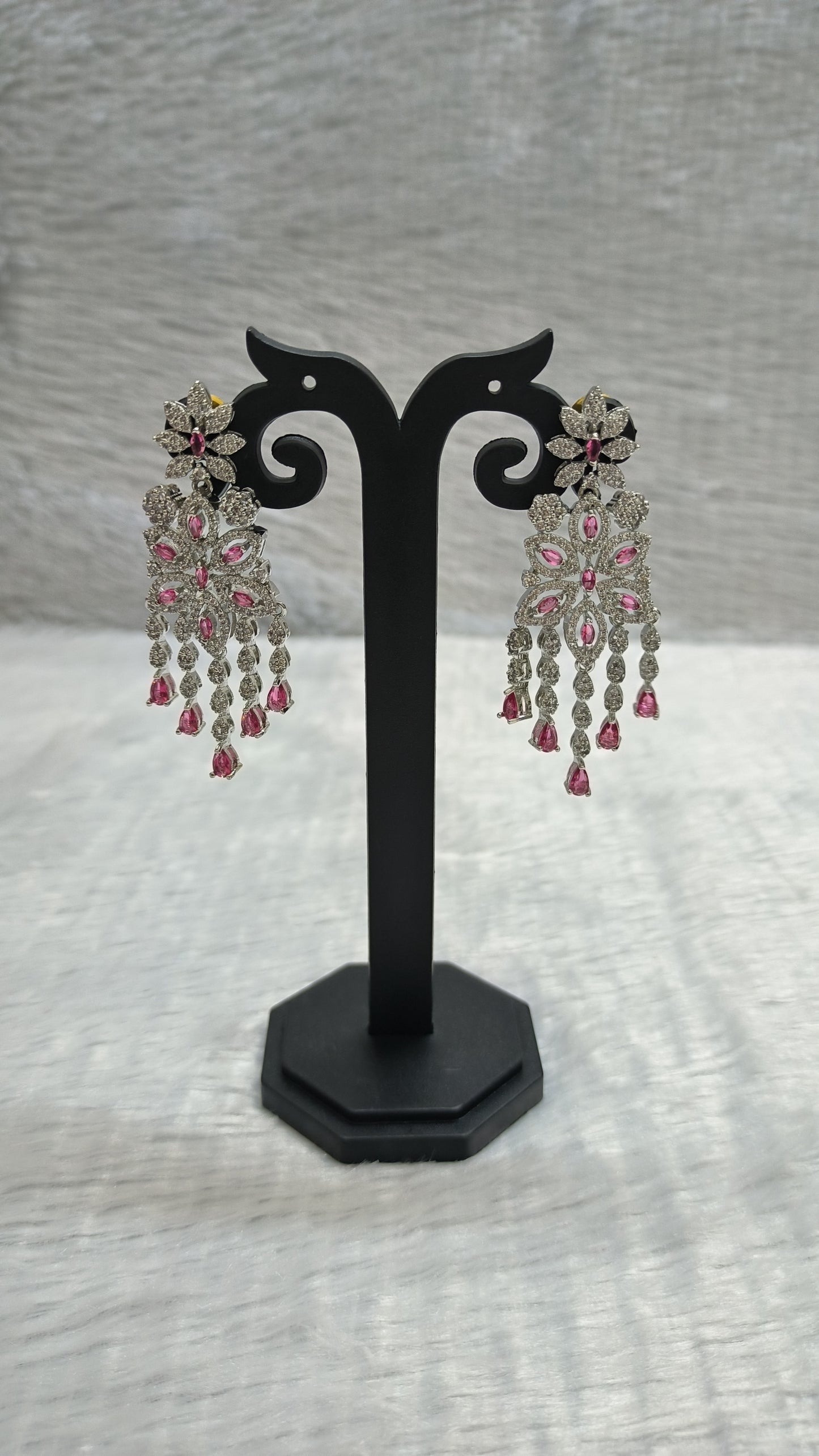 Amazing Czs Earring hangings With Different colors