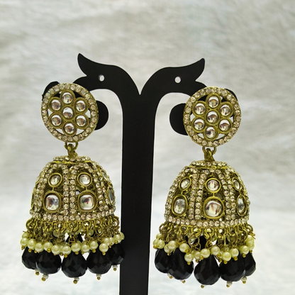 Beautiful Kundan Jhumkas