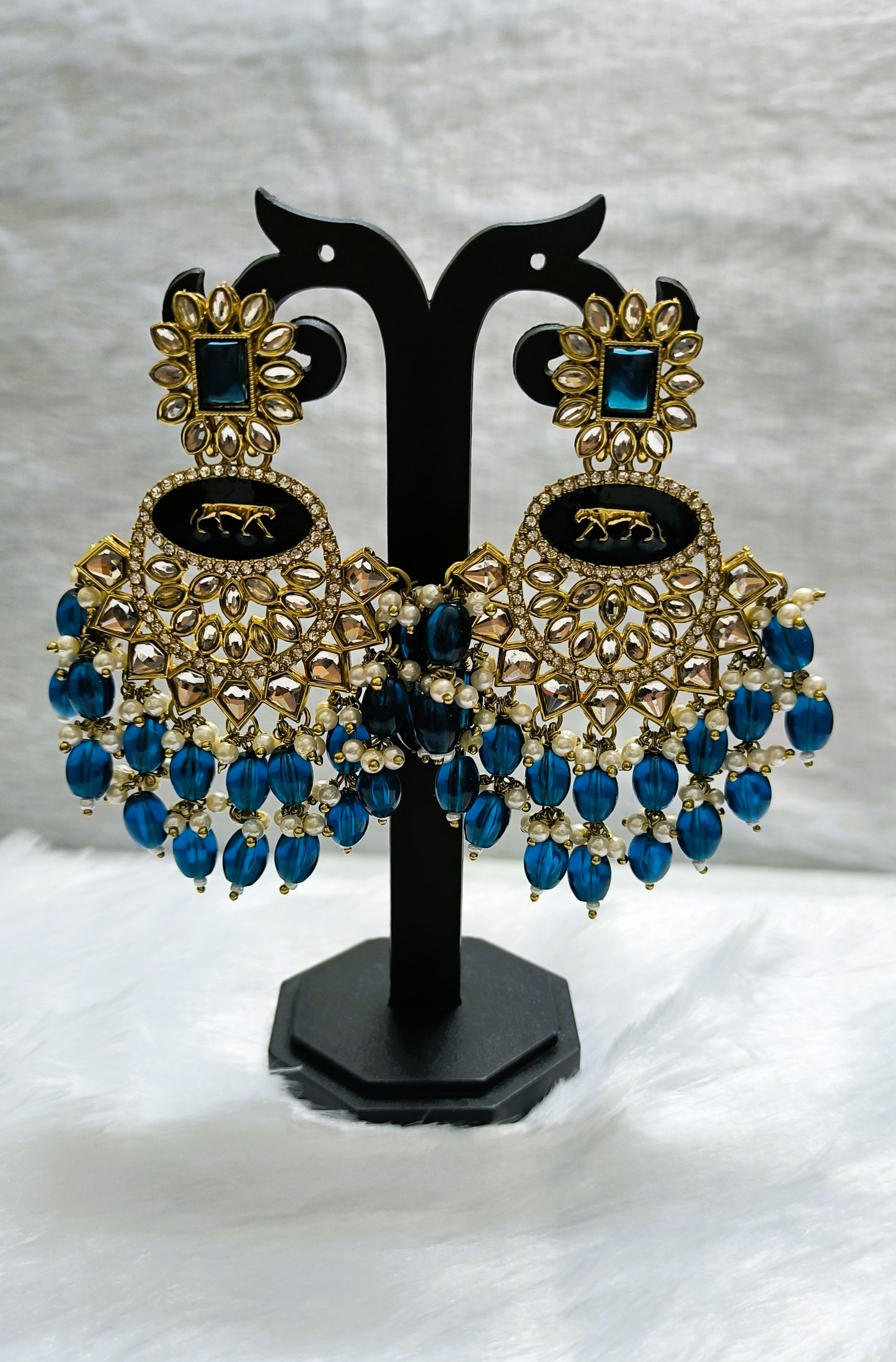 Stylish Sabyasachi inspired Kundan Earrings