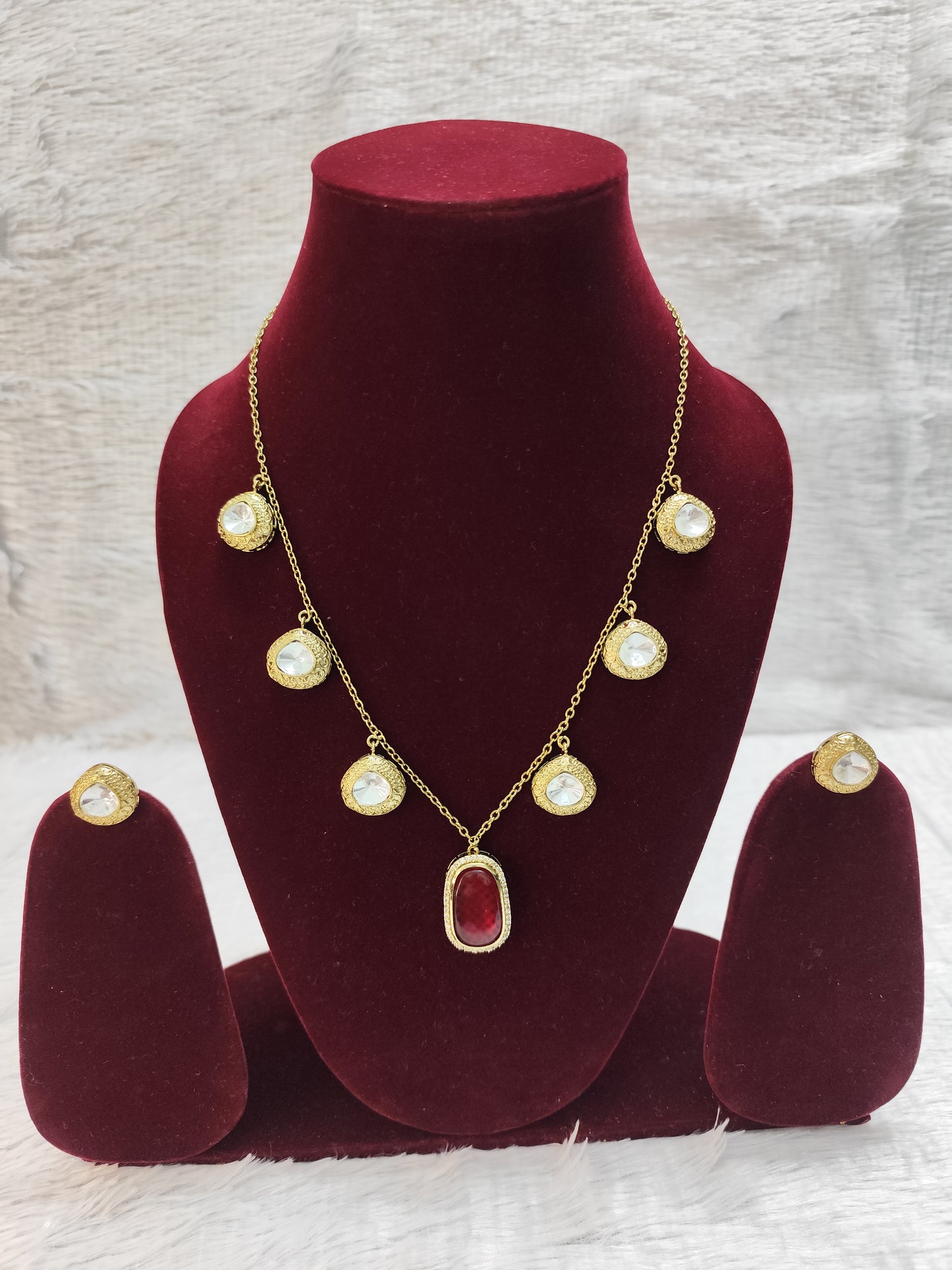 Beautiful moissanite charms chain with Pendant