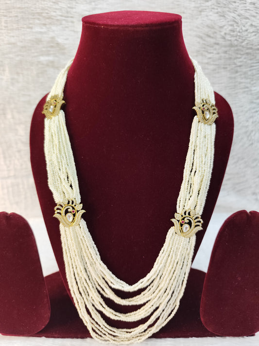 Dazzling Multi Layered Sugar Beads Necklace
