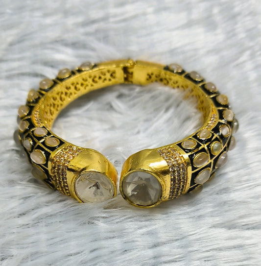 Modern Adjustable Kundan Kada