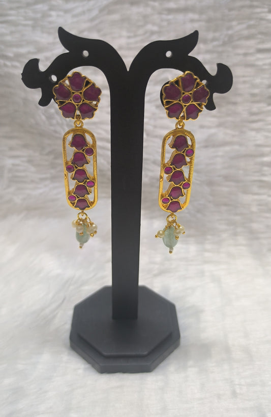 Beautiful Jadau Hanging earrings