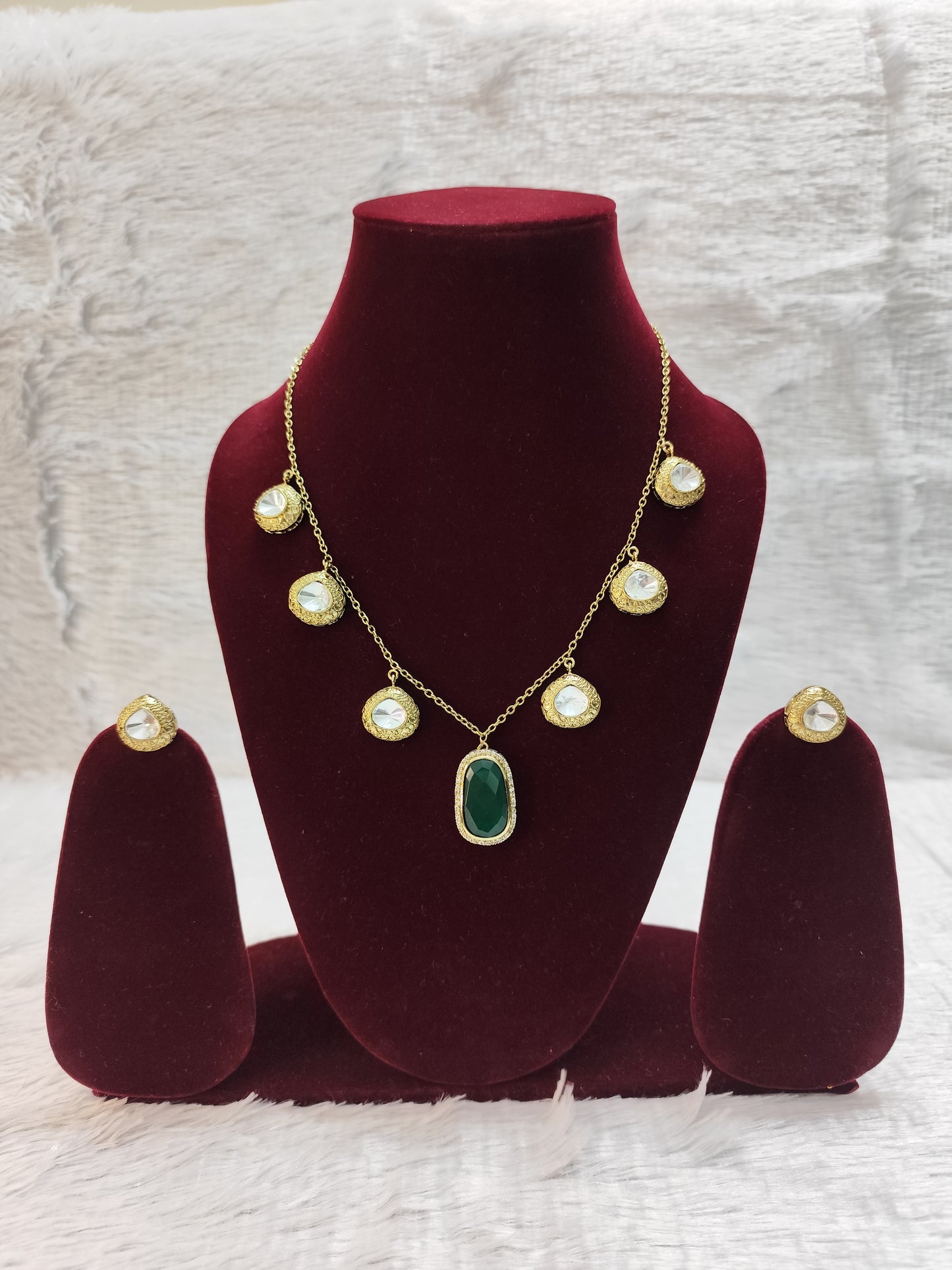 Beautiful moissanite charms chain with Pendant