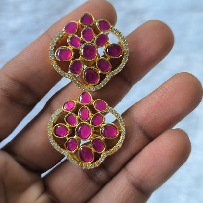 Stunning jadau Kundan Studs