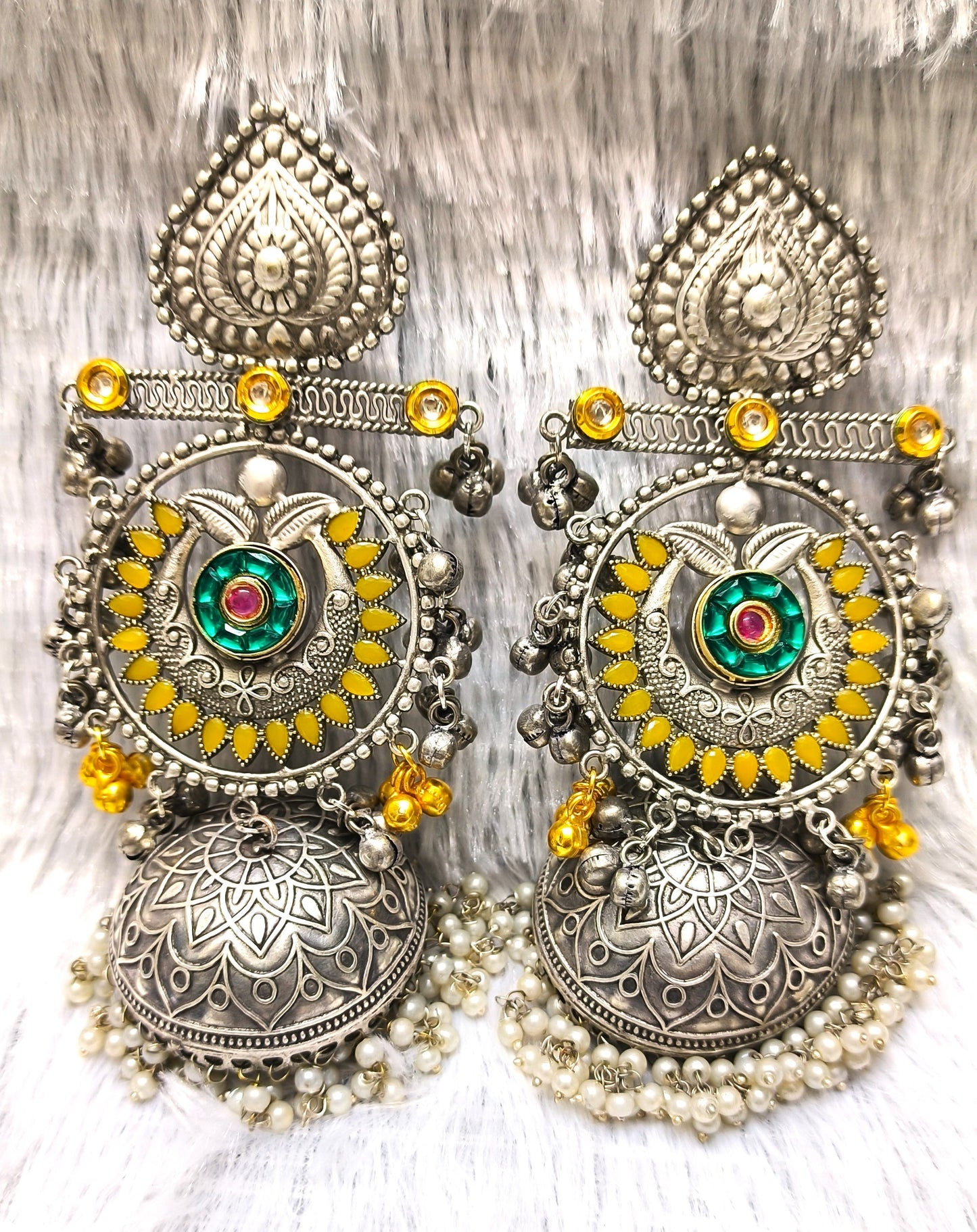 Perfect Oxidized Over Sized Jhumka