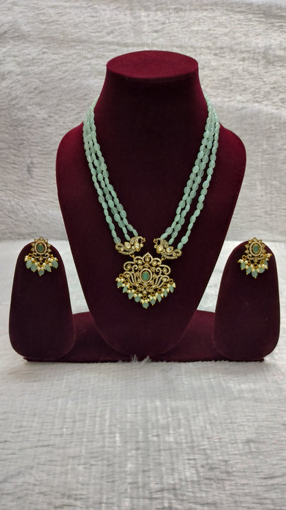 Beautiful Beads With Pendent and Ear Tops