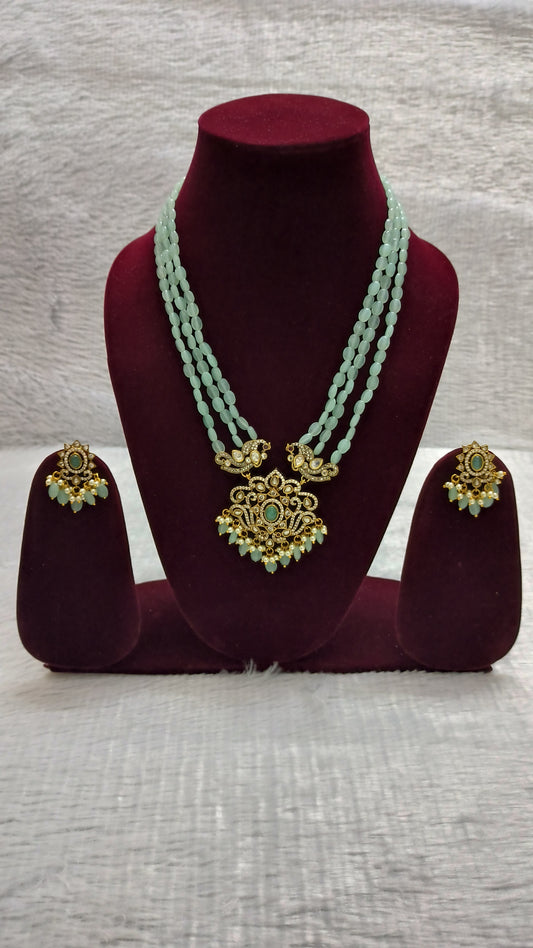 Beautiful Beads With Pendent and Ear Tops