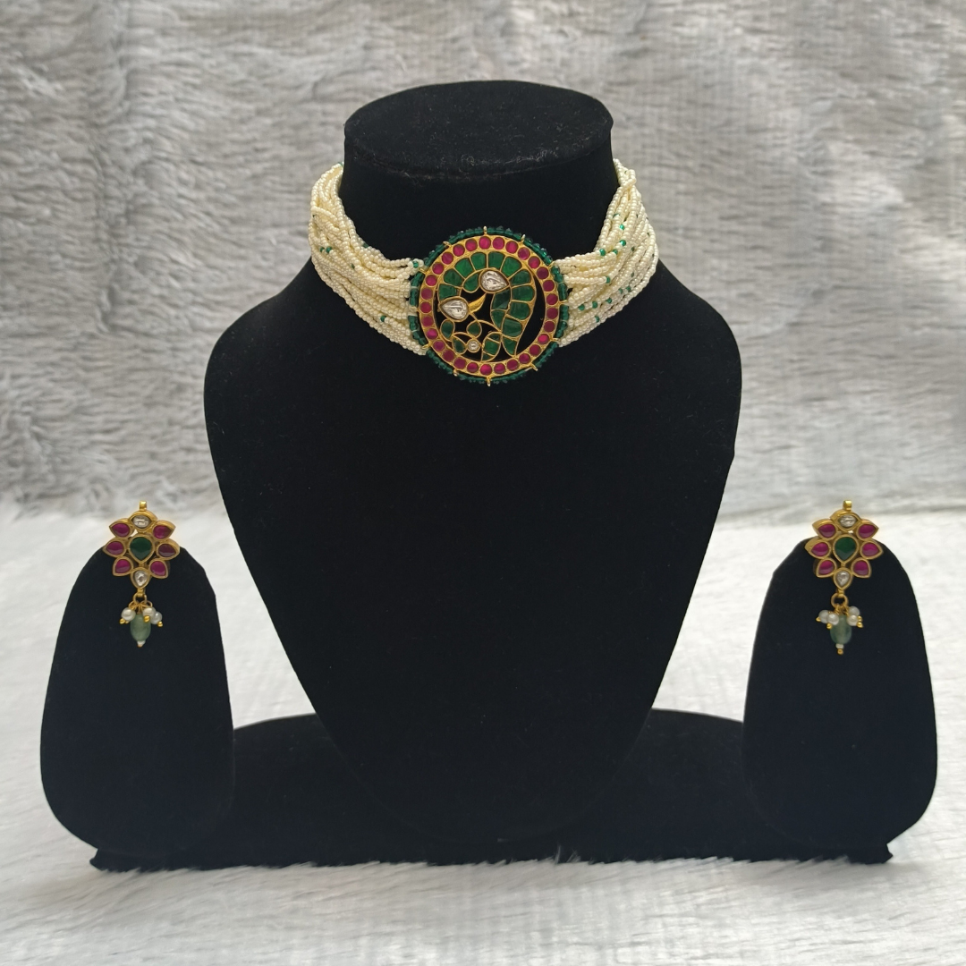 Stunning Jadau Chocker Set