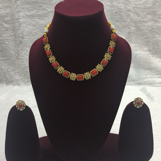 Gorgeous Coral Necklace Set