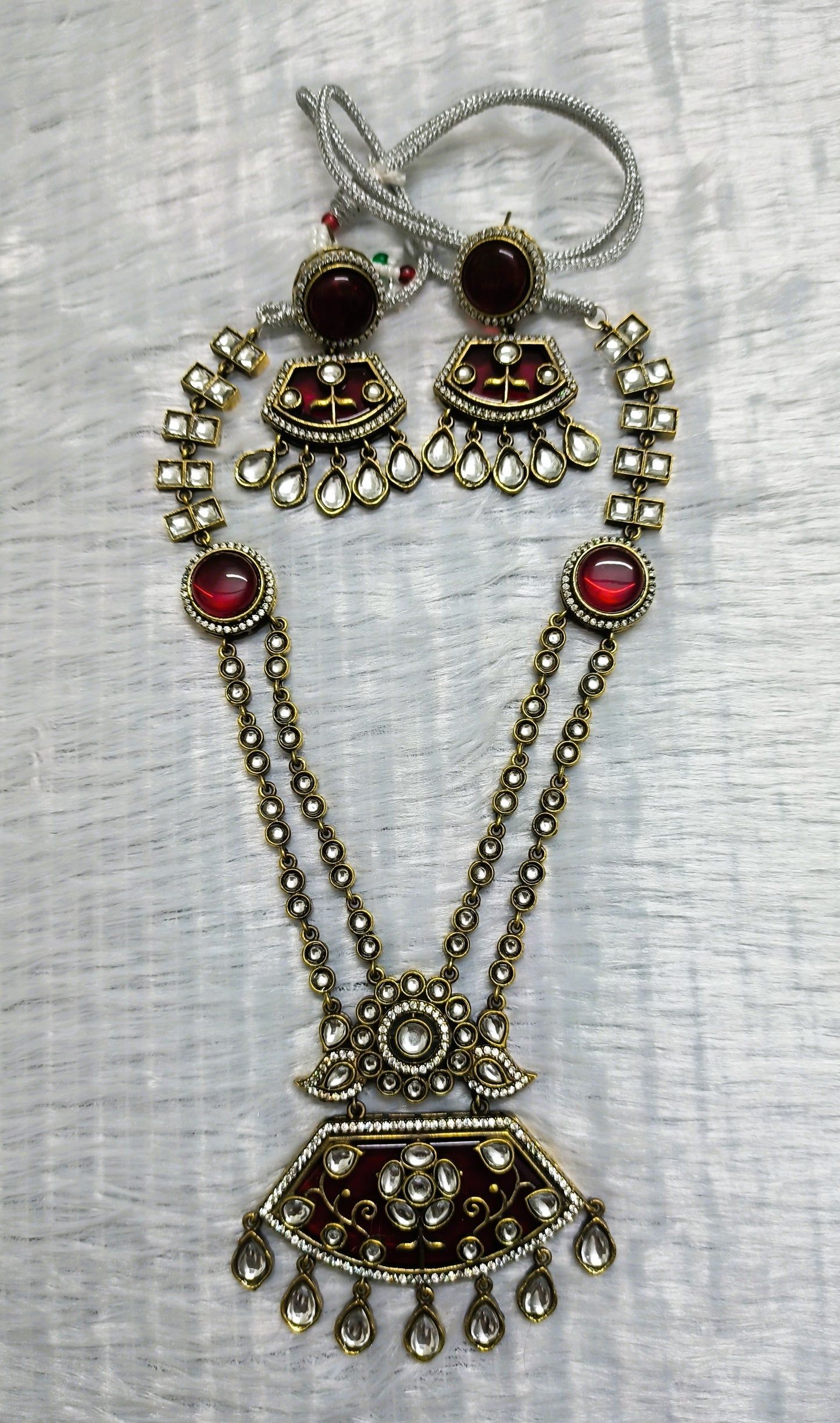 Multi Layered Kundan Necklace Set