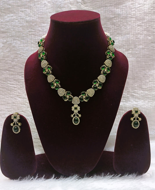 Gorgeous Moissanite Necklace Set