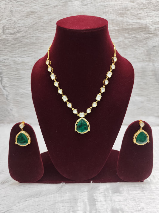 Marvelous moissanite necklace set